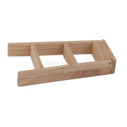 3 PCS Maison de poupée 1:12 Meubles Miniature Échelle en bois, Échelle en bois