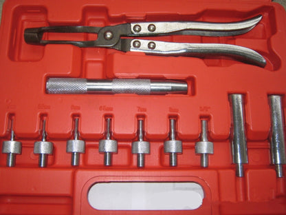 11pcs Ensemble de pinces extracteur et installateur de joint de tige de soupape, 11pcs