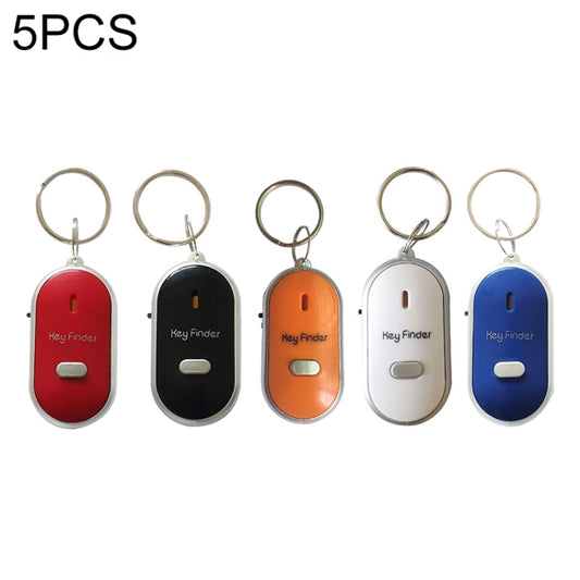 5 PCS ZG808 Détecteur de clés LED à commande vocale, anti-perte, livraison de couleur aléatoire, ZG808