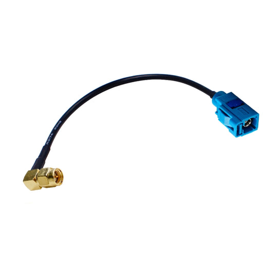 20cm SMA Female Elbow to Fakra Z Female Connector Adapter RG174 Cable, SMA Female Elbow to Fakra Z Female