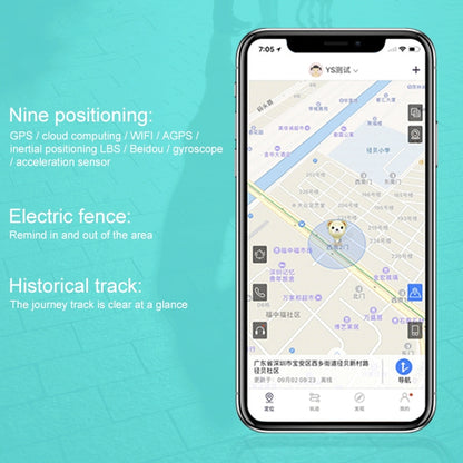Mini traceur GPS / AGPS / WiFi / LBS S3 pour voiture, enfants, personnes âgées et animaux de compagnie, S3