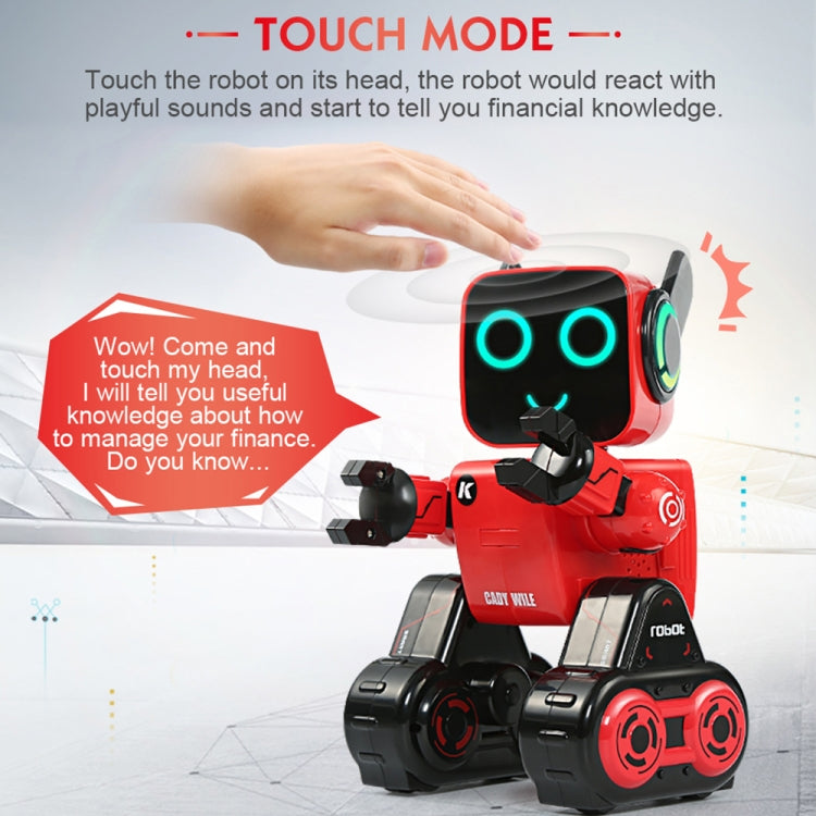 JJR/C R4 Cady Wile Robot de Gestion d'Argent Robo-Advisor Intelligent 2,4 GHz avec Télécommande et Lumière LED Colorée, Distance de Contrôle à Distance : 15m, Âge : 8 Ans et Plus, R4