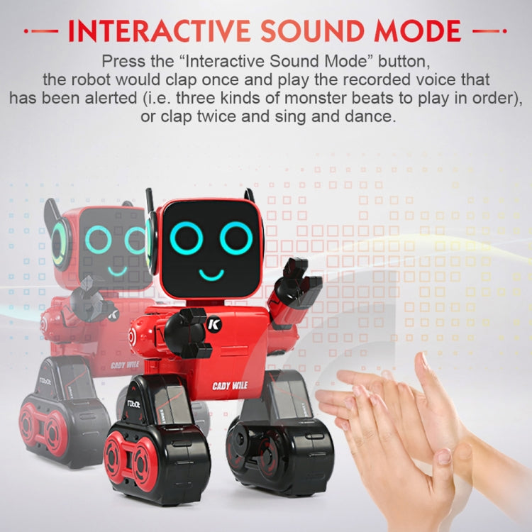 JJR/C R4 Cady Wile Robot de Gestion d'Argent Robo-Advisor Intelligent 2,4 GHz avec Télécommande et Lumière LED Colorée, Distance de Contrôle à Distance : 15m, Âge : 8 Ans et Plus, R4