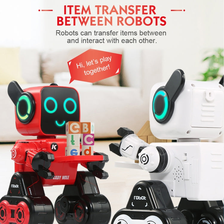 JJR/C R4 Cady Wile Robot de Gestion d'Argent Robo-Advisor Intelligent 2,4 GHz avec Télécommande et Lumière LED Colorée, Distance de Contrôle à Distance : 15m, Âge : 8 Ans et Plus, R4