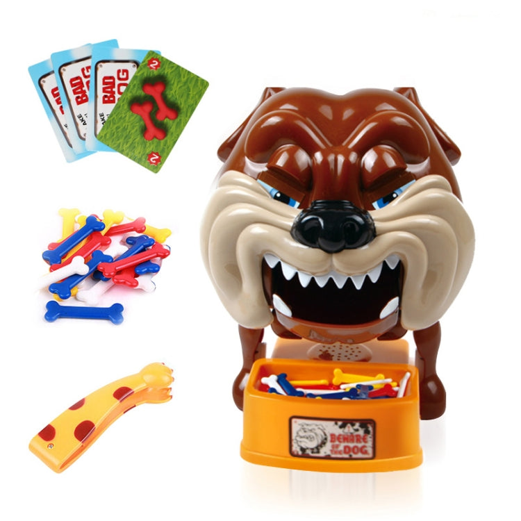 Jeu familial amusant et délicat, Chien méchant voleur d'os, Chien méchant mordeur de main