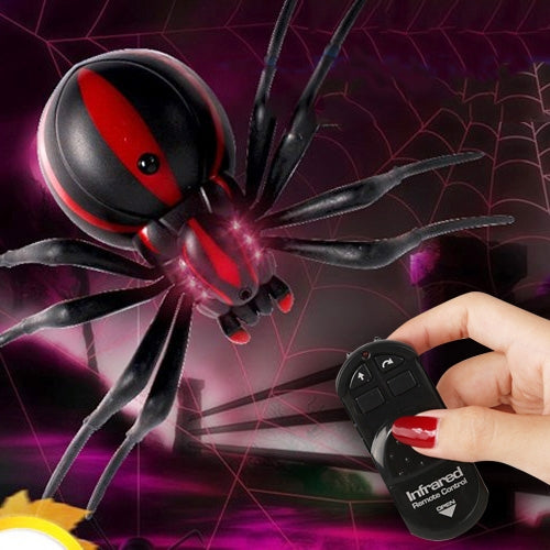Araignée effrayante télécommandée infrarouge, jouet rigolo et rusé, dimensions&nbsp;: 16&nbsp;x&nbsp;10&nbsp;cm, Spider1
