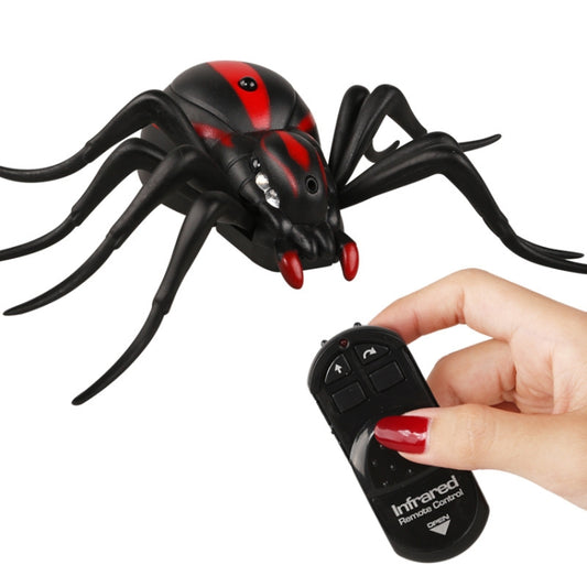 Araignée effrayante télécommandée infrarouge, jouet rigolo et rusé, dimensions : 16 x 10 cm, Spider1