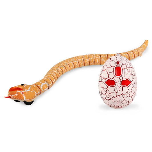 Serpent effrayant télécommandé infrarouge, jouet amusant et rusé, dimensions&nbsp;: 38&nbsp;x&nbsp;3.5&nbsp;cm, couleur&nbsp;: orange.