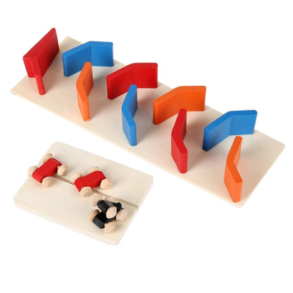 Jouets éducatifs en bois Poulie à rail, Poulie à rail