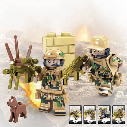 KAZI Wolf Fang Field Team Building Block Educational Toys, Age Range: 6 Years Old Above, 82015