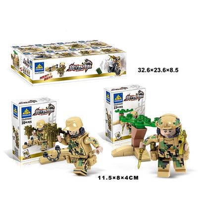 KAZI Wolf Fang Field Team Building Block Educational Toys, Age Range: 6 Years Old Above, 82015
