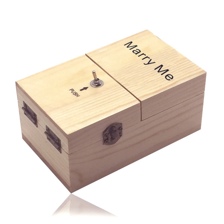 Jouet anti-stress en bois fantaisie "Épouse-moi", amusant et créatif, Épouse-moi