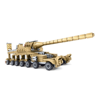 KAZI Super Tanks Blocs de construction 16 en 1 Briques Modèle Brinquedos Jouets, Âge recommandé : 6 ans et plus, 84031