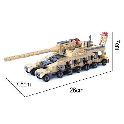 KAZI Super Tanks Blocs de construction 16 en 1 Briques Modèle Brinquedos Jouets, Âge recommandé : 6 ans et plus, 84031