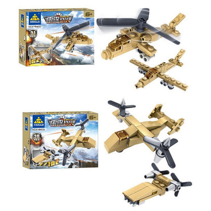 KAZI Super Tanks Blocs de construction 16 en 1 Briques Modèle Brinquedos Jouets, Âge recommandé : 6 ans et plus, 84031