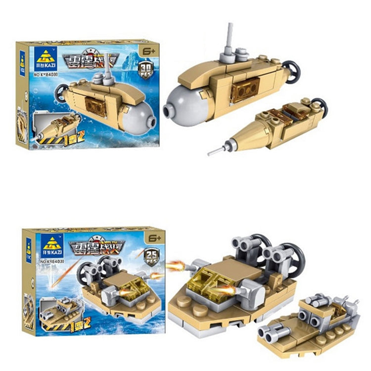 KAZI Super Tanks Blocs de construction 16 en 1 Briques Modèle Brinquedos Jouets, Âge recommandé : 6 ans et plus, 84031