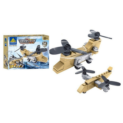 KAZI Super Tanks Blocs de construction 16 en 1 Briques Modèle Brinquedos Jouets, Âge recommandé : 6 ans et plus, 84031