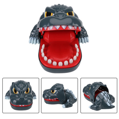 Jouets compliqués fantaisie en forme de dinosaure de dessin animé qui mordent la main, dinosaure