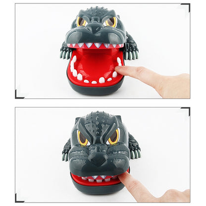 Jouets compliqués fantaisie en forme de dinosaure de dessin animé qui mordent la main, dinosaure