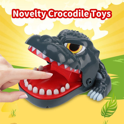 Jouets compliqués fantaisie en forme de dinosaure de dessin animé qui mordent la main, dinosaure
