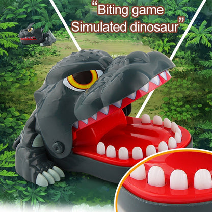 Jouets compliqués fantaisie en forme de dinosaure de dessin animé qui mordent la main, dinosaure