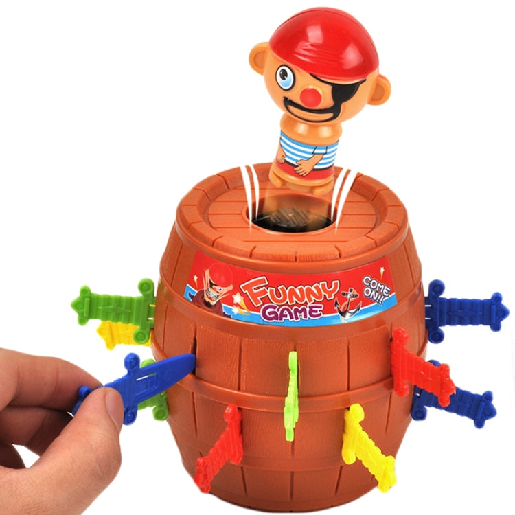 2 PCS Nouveautés amusantes Jeu de table L'Oncle Pirate Insérer une Épée dans le Tonneau, Tonneau Pirate