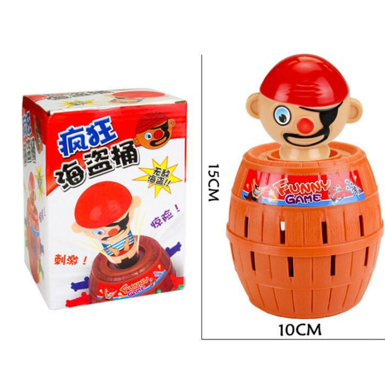 2 PCS Nouveautés amusantes Jeu de table L'Oncle Pirate Insérer une Épée dans le Tonneau, Tonneau Pirate