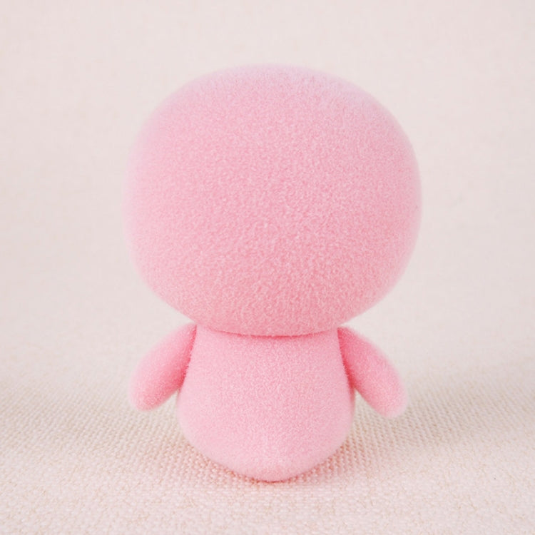 Petites poupées pingouins flocage PVC mignonnes, jouet pour enfants, cadeau d'anniversaire, taille : 4*4*5.5cm, Pingouin rose, Pingouin bleu