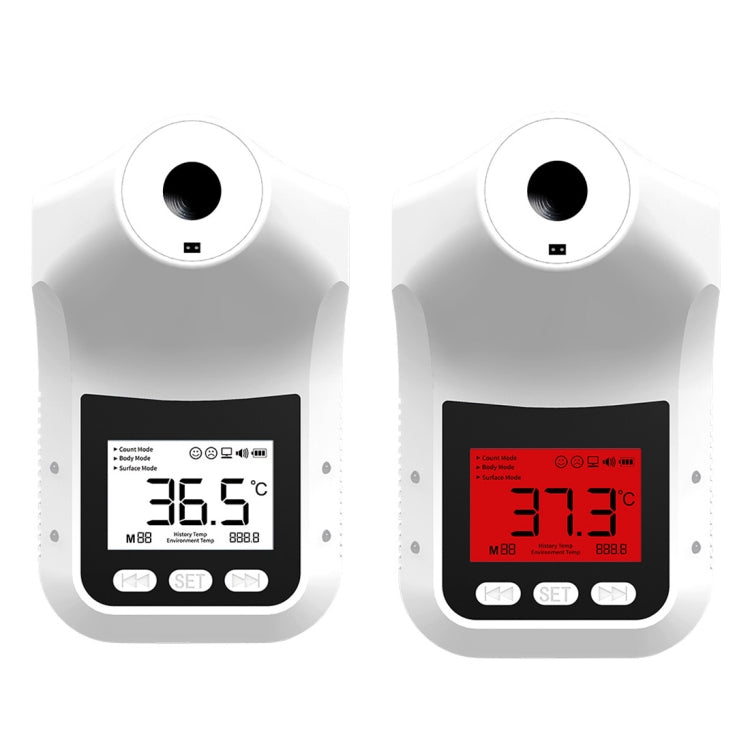 K3 Pro Handsfree Non-contact Forehead Body Light-sensitive Distance Sensor Infrared Thermometer, 2.8 inch LCD Display Screen, K3 Pro