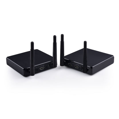 Measy FHD686 Full HD 1080P 3D 5-5.8GHz Wireless HDMI Transmitter (Transmitter + Receiver) with Display, Supports Infrared Remote Control & Wireless Same Screen Function, Transmission Distance: 200m, FHD686 with Display