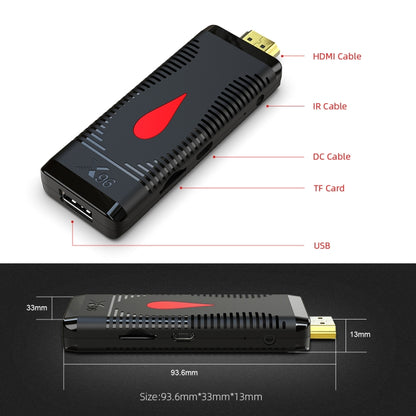 X96 S400 Android 10.0 Mini TV Stick, Allwinner H313 Quad Core ARM Cortex A53, 2GB + 16GB, Support WiFi, HDMI, TF Card, USB, 2GB+16GB