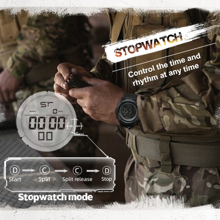 Montre numérique connectée TANK North Edge pour homme, mode, militaire, armée, sport de plein air, étanche, course à pied, natation, TANK North Edge