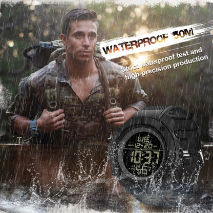 Montre numérique connectée TANK North Edge pour homme, mode, militaire, armée, sport de plein air, étanche, course à pied, natation, TANK North Edge