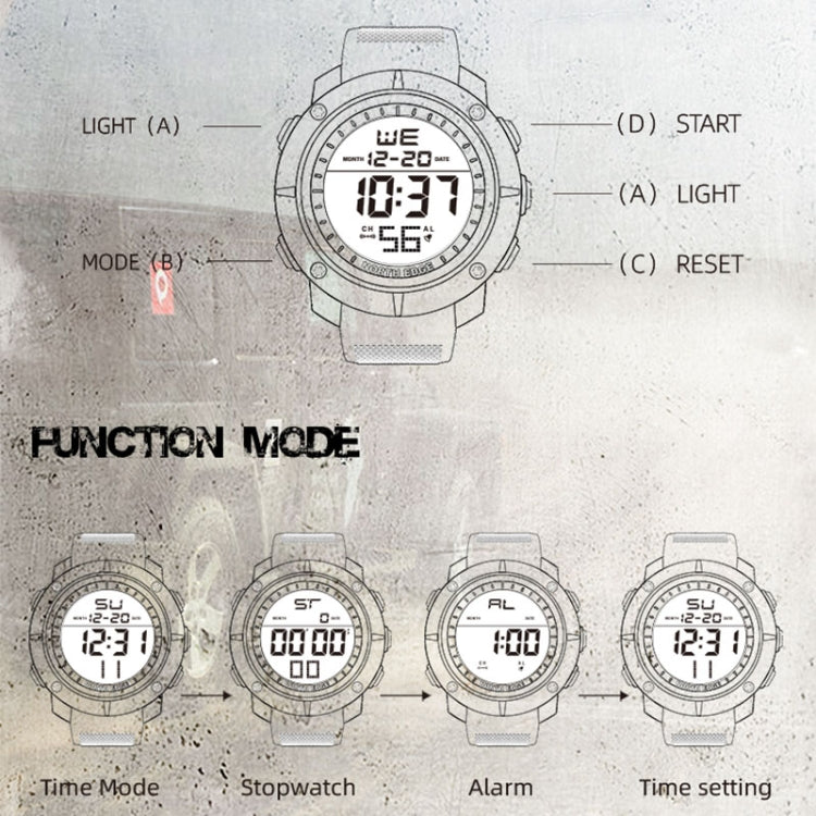 Montre numérique connectée TANK North Edge pour homme, mode, militaire, armée, sport de plein air, étanche, course à pied, natation, TANK North Edge