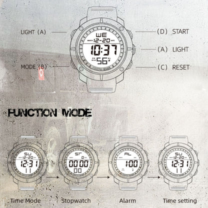 Montre numérique connectée TANK North Edge pour homme, mode, militaire, armée, sport de plein air, étanche, course à pied, natation, TANK North Edge