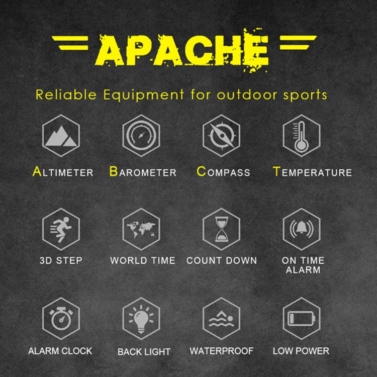 NORTH EDGE Montre intelligente électronique de sport de plein air multifonction étanche, prend en charge la mesure de l'humidité / la prévision météorologique / la mesure de la vitesse, Style: Bracelet en nylon, Bracelet en nylon