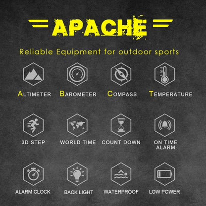 NORTH EDGE Montre intelligente électronique de sport de plein air multifonction étanche, prend en charge la mesure de l'humidité / la prévision météorologique / la mesure de la vitesse, Style: Bracelet en nylon, Bracelet en nylon
