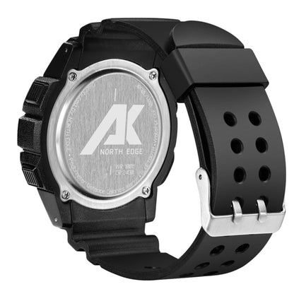Montre Intelligente Multifonctionnelle Bluetooth NORTH EDGE AK avec Rétroéclairage LED, Support Rappel d'Appel Entrant, Chronomètre Intelligent, Rappel d'Information, AK