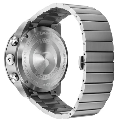 North Edge GAVIA Herren Outdoor Sport 50m Wasserdichte Smart Digitaluhr Taucheruhr, Unterstützung Barometer & Schrittzähler, GAVIA