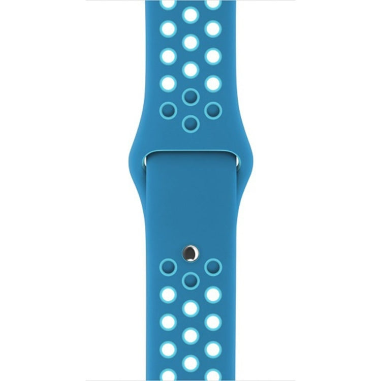 For Apple Watch Series 10 42mm / 9&8&7 41mm / SE 3&SE 2&6&SE&5&4 40mm / 3&2&1 38mm Fashionable Classical Silicone Sport Watch Band(Grey White), WA1230A, WA1230B, WA1230BG, WA1230BH, WA1230BL, WA1230BM, WA1230BR, WA1230BY, WA1230C, WA1230D, WA1230DW����...