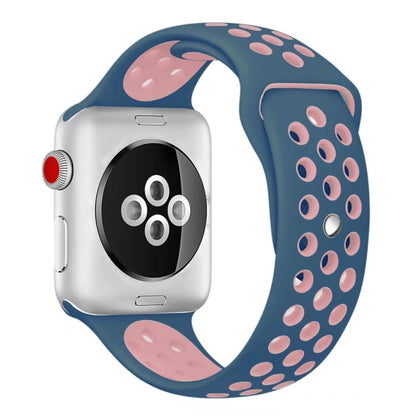 For Apple Watch Ultra 49mm&Watch Ultra 2 49mm / Series 10 46mm / 9&8&7 45mm / SE 3&SE 2&6&SE&5&4 44mm / 3&2&1 42mm Fashionable Classical Silicone Sport Watch Band(Grey Yellow), WA1231A, WA1231B, WA1231BG, WA1231BH, WA1231BL, WA1231BM, WA1231BR, WA1231B...