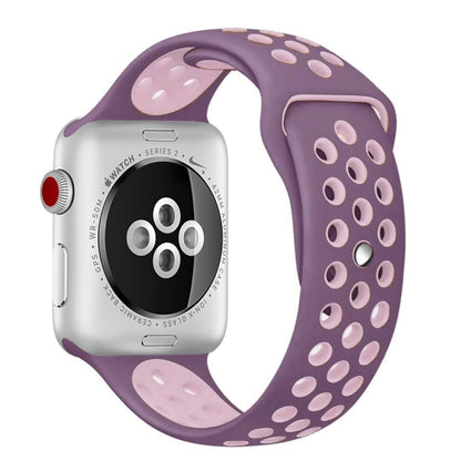 For Apple Watch Ultra 49mm&Watch Ultra 2 49mm / Series 10 46mm / 9&8&7 45mm / SE 3&SE 2&6&SE&5&4 44mm / 3&2&1 42mm Fashionable Classical Silicone Sport Watch Band(Grey Yellow), WA1231A, WA1231B, WA1231BG, WA1231BH, WA1231BL, WA1231BM, WA1231BR, WA1231B...