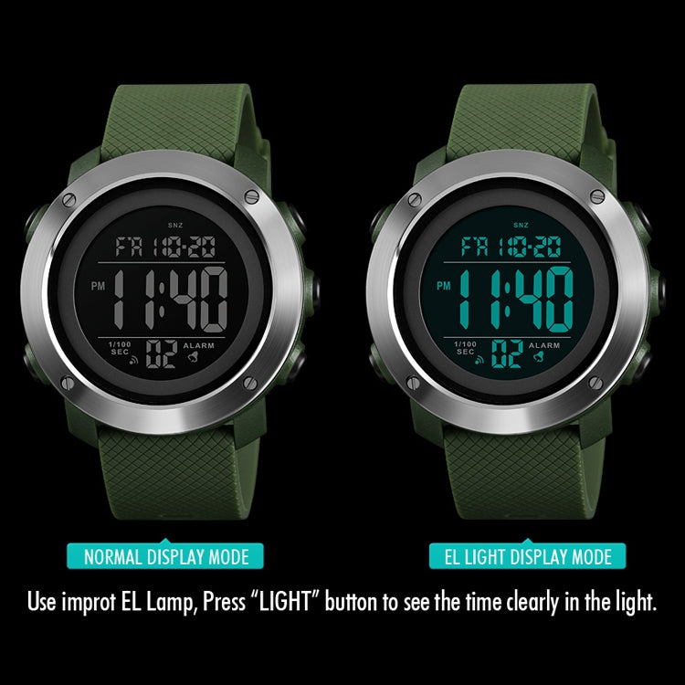 SKMEI 1426 Multifunctional Outdoor Fashion Noctilucent Waterproof Black Machine Rubber Ring Digital Watch, Black Machine Rubber Ring, 1426 Black Machine Rubber Ring