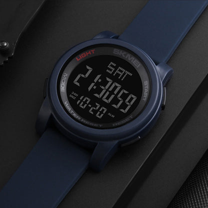 SKMEI 1257 Men Fashionable Outdoor 50m Waterproof Digital Watch Sports Wrist Watch