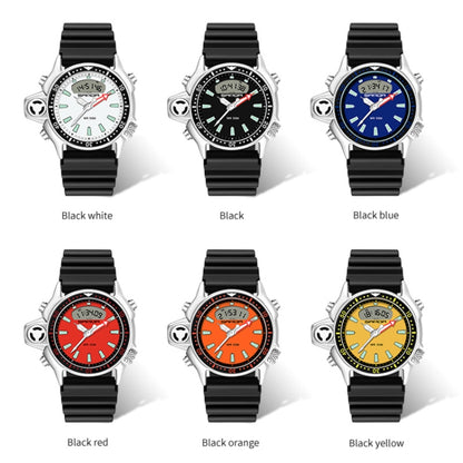 SANDA 3008 Montre-bracelet numérique multifonctionnelle pour homme, sports de plein air, lumineuse, étanche 50m