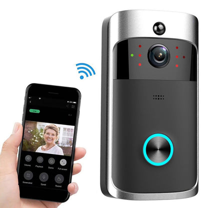 Sonnette vidéo visuelle intelligente M3 720P WIFI à très faible consommation, prise en charge de la surveillance à distance par téléphone portable et de la vision nocturne, version sans carillon