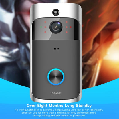 Sonnette vidéo visuelle intelligente M3 720P WIFI à très faible consommation, prise en charge de la surveillance à distance par téléphone portable et de la vision nocturne, version sans carillon