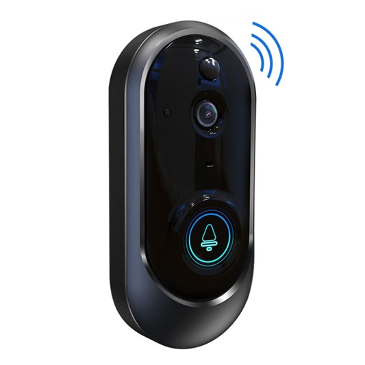 M108 Sonnette vidéo visuelle intelligente WIFI 720P 6400mAh, prise en charge de la surveillance à distance par téléphone et de l'interphone vocal en temps réel, M108
