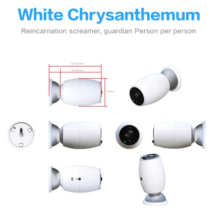 X3 1080P WiFi Visionneuse de porte numérique intelligente IP54 étanche avec support carte TF et vision nocturne infrarouge