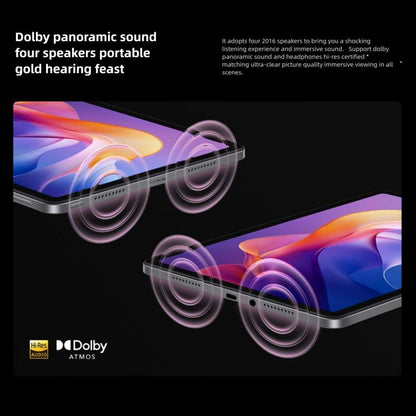 REDMI Pad 2 11 inch, 6GB+256GB, HyperOS 2, MediaTek G100-Ultra Octa Core CPU, 6GB+128GB